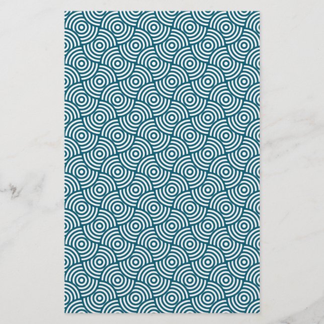 Blue Circle Soap Wrap Paper Sheet (Vorderseite)
