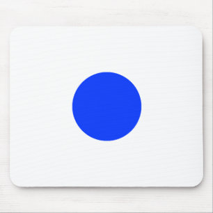 Blue Circle Square CircleTrans-3 The MUSEUM Zazzle Mousepad