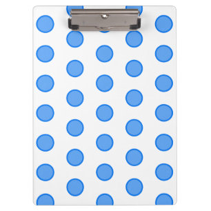 Blue Circles Klemmbrett