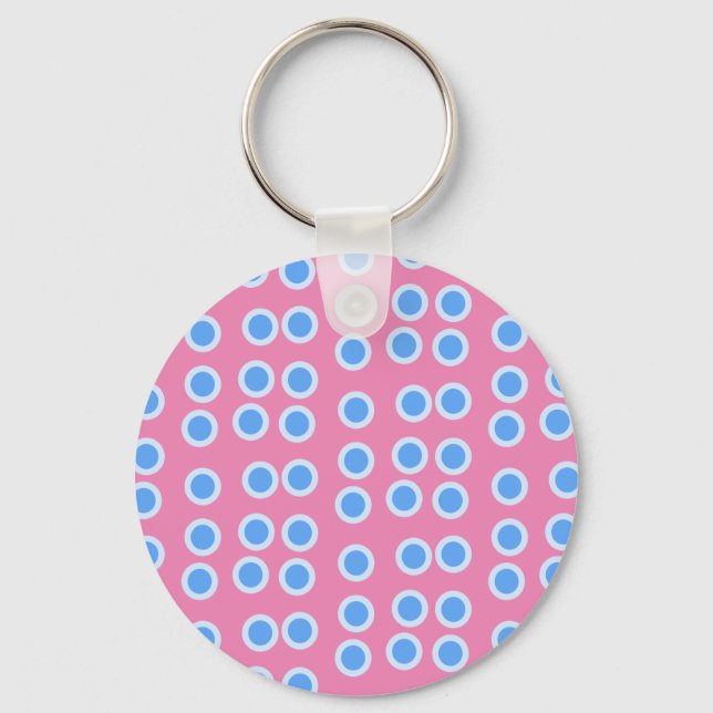 Blue Circles Schlüsselanhänger (Vorderseite)