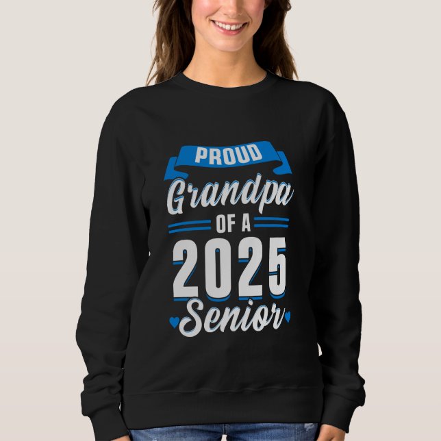 Blue Class of 2025 Senior Abschluss Funny Senior Sweatshirt (Vorderseite)