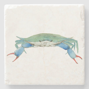 Blue Claw Crab Steinuntersetzer
