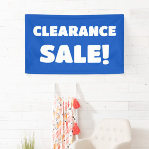 Blue Clearance Sale-Banner Banner