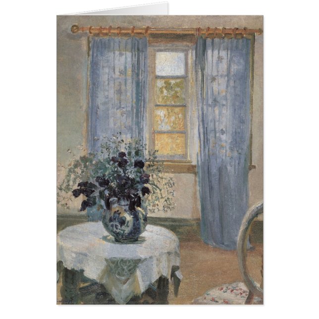 Blue Clematis in the Artist's Studio, Anna Ancher (Vorne)