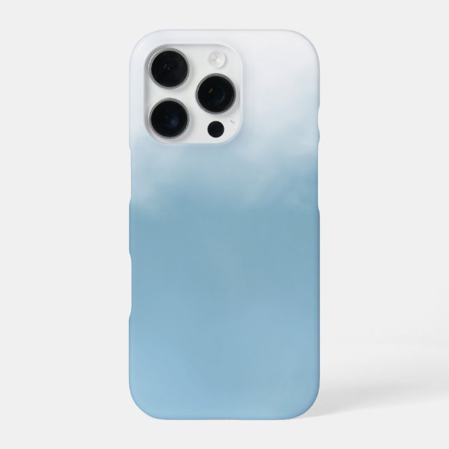 Blue Cloud Aesthetic Phone Case iPhone 16 Pro Hülle (Rückseite)