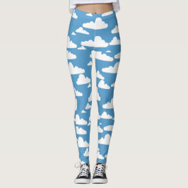 Blue Cloud Leggings