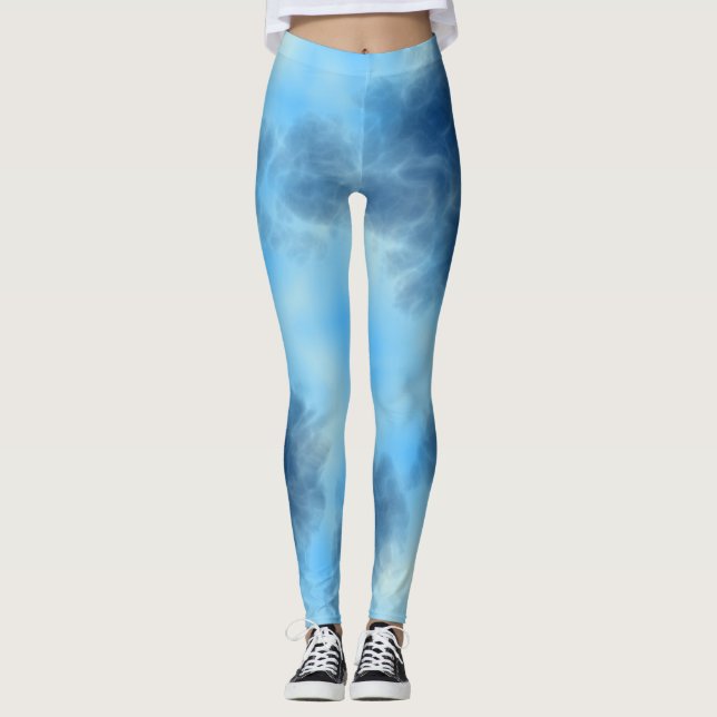 Blue Cloud Leggings (Vorderseite)