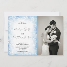 Blue Cloud neige les invitations de mariage avec p
