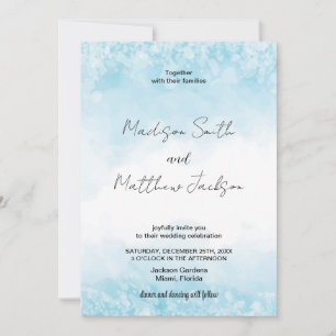 Blue Cloud Wedding Einladungen