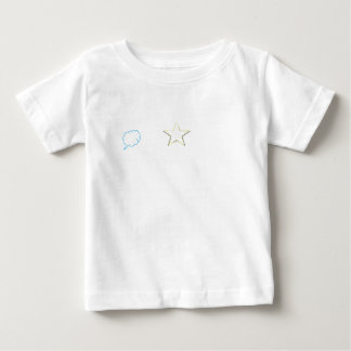 Blue Cloudy Starz Baby T-shirt