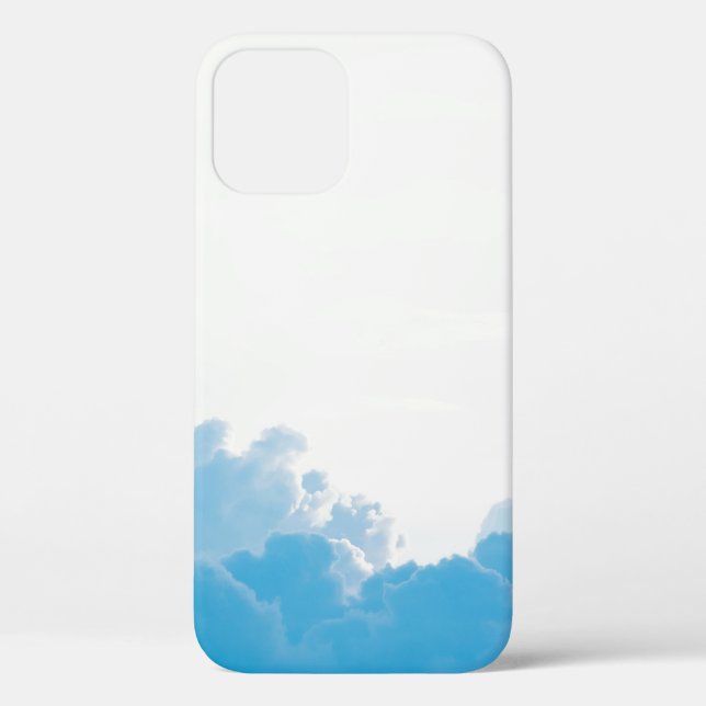 BLUE CLOUUUES UNTER WEISSER LUFT Case-Mate iPhone HÜLLE (Rückseite)