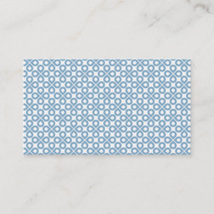 BLUE CLOVER PATTERTERTERTERINGkarte Visitenkarte