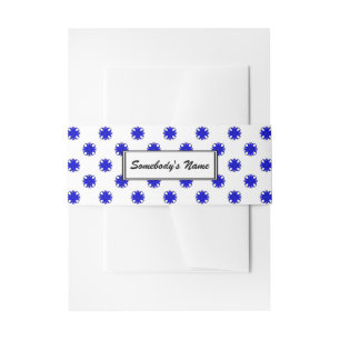Blue Clover Ribbon (Pers) von Kenneth Yoncich Einladungsbanderole
