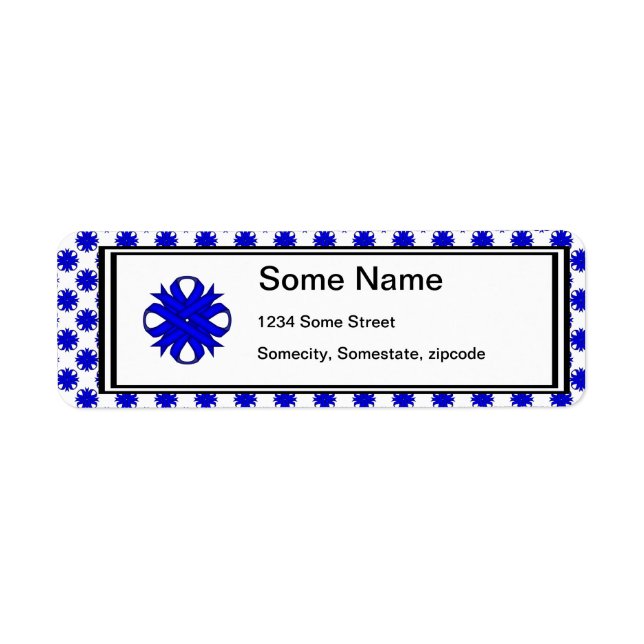 Blue Clover Ribbon von Kenneth Yoncich (Vorne)