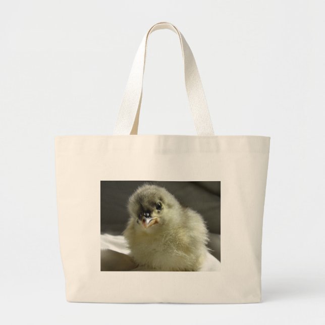 Blue Cochin Chick Jumbo Stoffbeutel (Vorne)