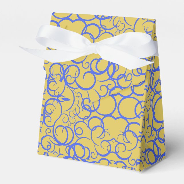 Blue Coffee Kleine Geschenktasche Geschenkschachtel (Vorderseite)
