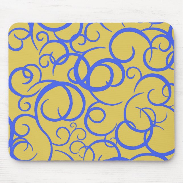 Blue Coffee Mousepad (Vorne)