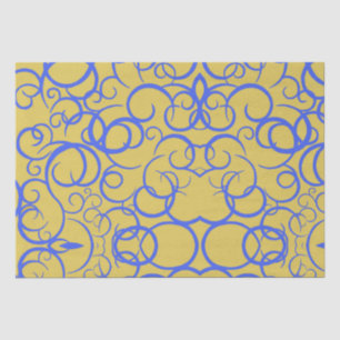 Blue Coffee Seidenpapier