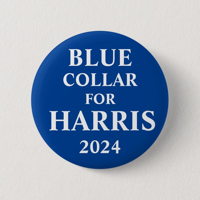 Blue Collar für Harris Button (Vorderseite)