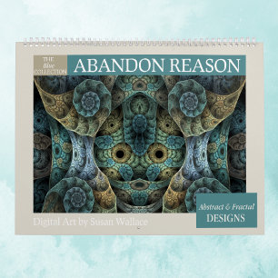 Blue Collection Abstrakte Fraktale 2026 Kalender