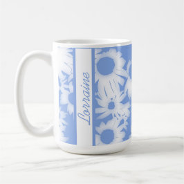 Blue Color Me Daisies Kaffeetasse