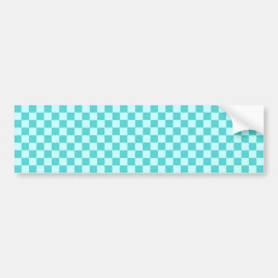 Blue Combination Classic Checkerboard von STaylor Autoaufkleber