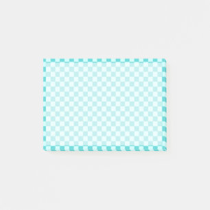 Blue Combination Classic Checkerboard von STaylor Post-it Klebezettel