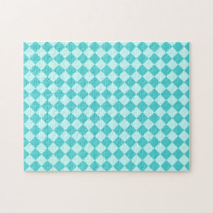 Blue Combination Diamond Pattern von Shirley Taylo