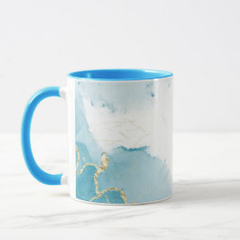 Blue Combo-Marmor-Tasse Tasse