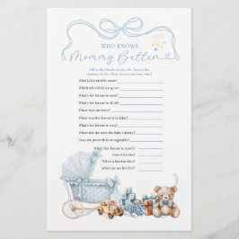 Blue Coquette Baby Carriage Who Know Mommy Better