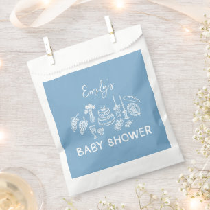 Blue Coquette Moderne Babydusche Geschenktütchen