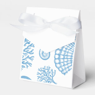 Blue Coral & Muschel Geschenkboxen Geschenkschachtel