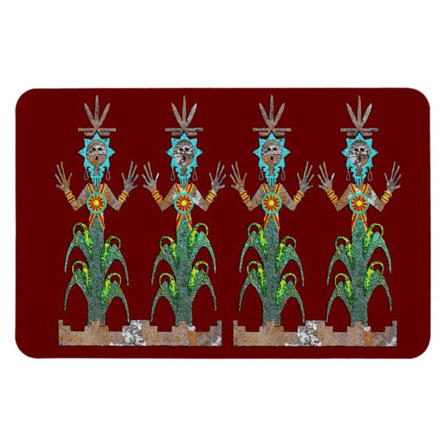 Blue Corn People Magnet (Horizontal)