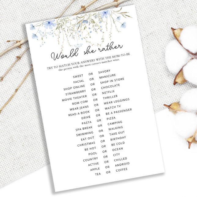 Blue Cornflower Baby Dusche würde sie eher (Von Creator hochgeladen)