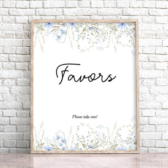 Blue Cornflower Wildblume Baby Duschfavoriten Poster (Von Creator hochgeladen)