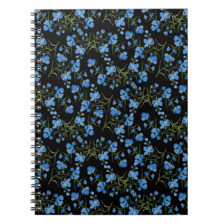 Blue Cosmos Flowers Notizblock