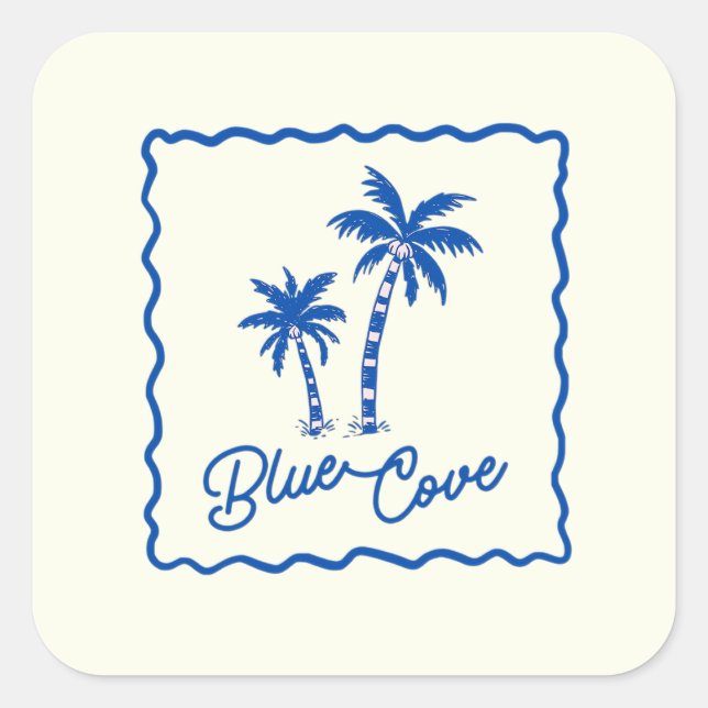 Blue Cove Sticker (Vorderseite)