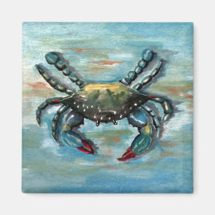 Blue Crab auf Blue Magnet