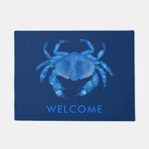 Blue Crab Beach House Willkommen Fußmatte