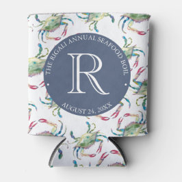 Blue Crab Coastal Nautical Dosenkühler