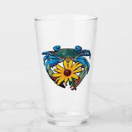 Blue Crab Maryland Black-Mit Augen Susan Glas