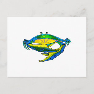 BLUE CRAB POSTKARTE