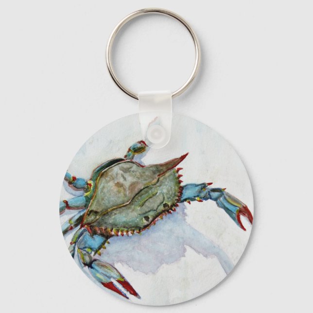 blue crab schlüsselanhänger (Vorderseite)