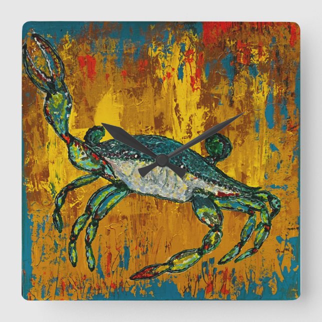 Blue Cracker Uhr (Vorderseite)