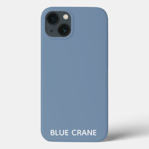 Blue Crane bleu nom de couleur Coque-Mate coque ip