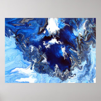 Blue Crator 36" x 12", Value Poster Paper (Matte)