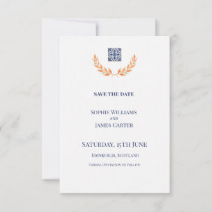 Blue Crest Hochzeit Save The Date