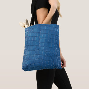 Blue Crocodile Lederprint Tasche