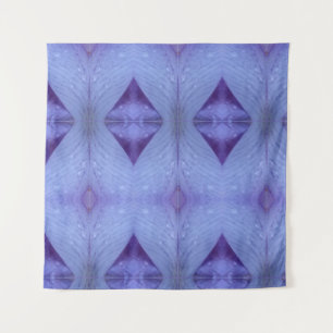 Blue Crocus Ikat Wandteppich