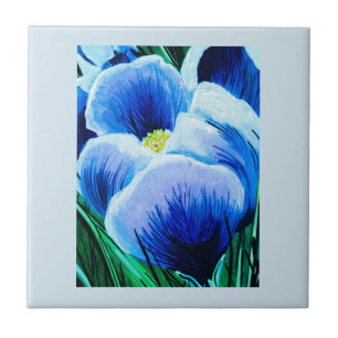 Blue Crocus Tile Fliese